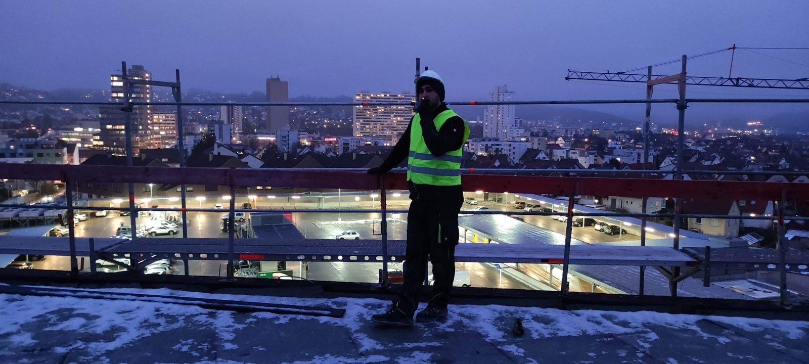 on the roof break